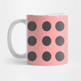 Polka dots retro ornament. Mug